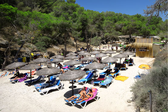 Strand Mallorca Strandbar Beachclub Cap Cala Falco