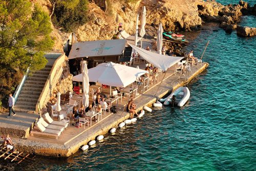 Strand Mallorca Playa Portals Nous Beachclub Strandbar Roxybeach