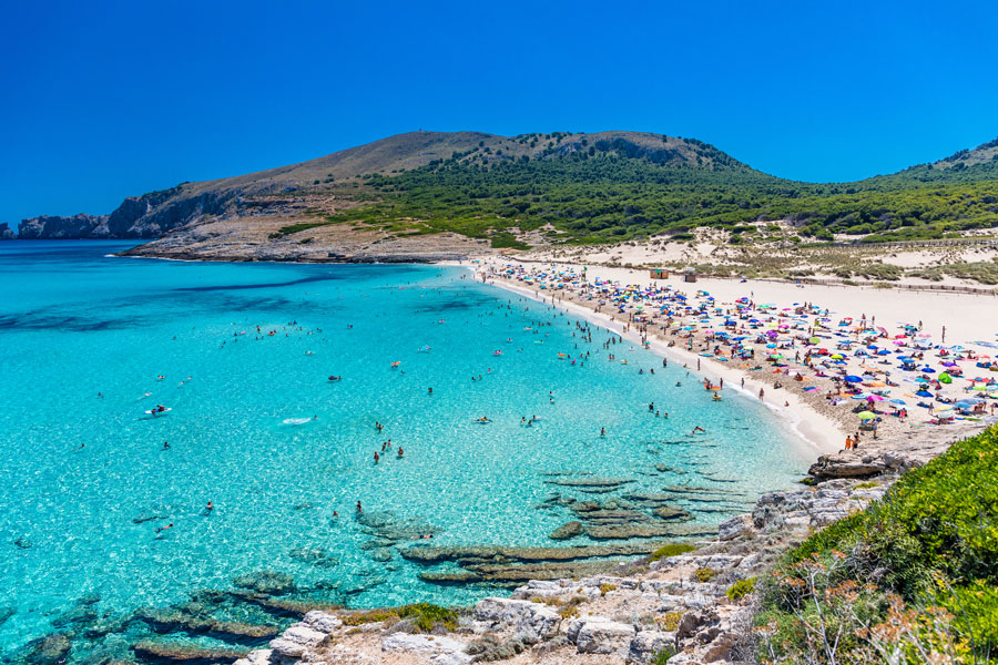 strand strände mallorca cala mesquida