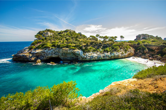 Strände mallorca cala salmunia